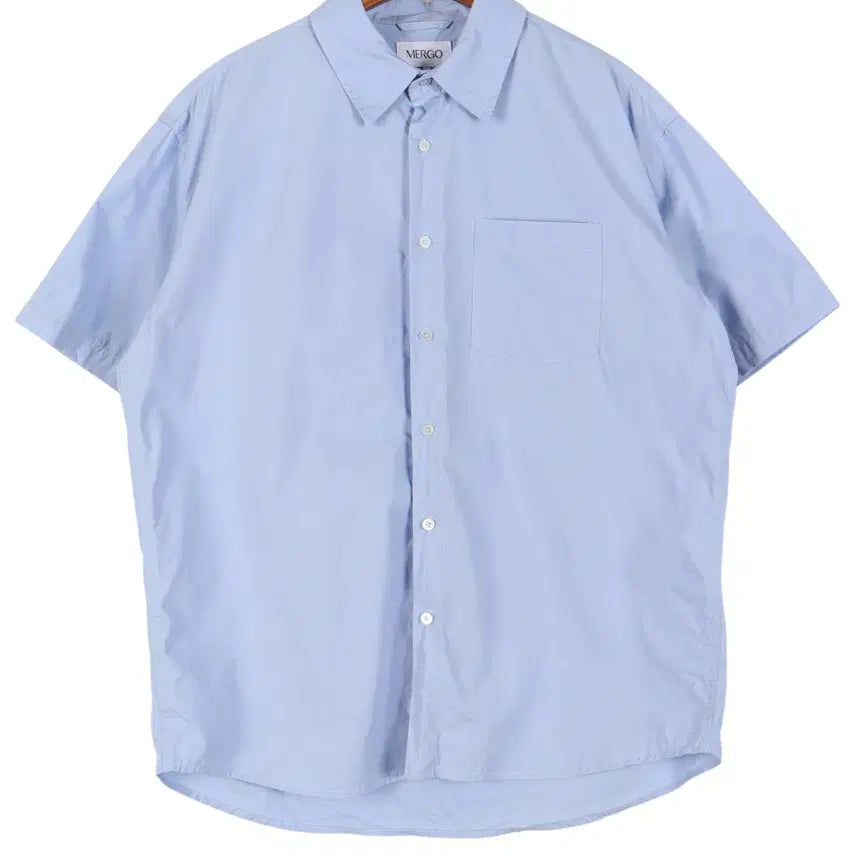 [BUNJANG] MERGO Short Sleeve Shirt - Size M / 메르고 MERGO 반팔 셔츠 M / k4523