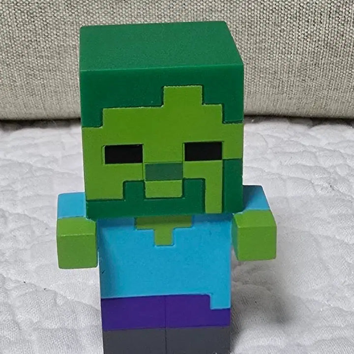 [BUNJANG] Minecraft Zombie Soft Vinyl Puppet Mascot Figure / 마인크래프트 좀비 소프비 퍼펫 마스코트 피규어