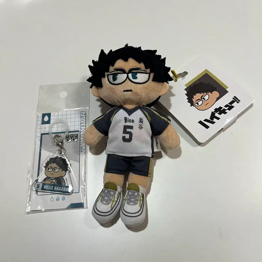 [BUNJANG] Haikyuu!! Akaashi Keiji Jirori Doll Mezurushi / 새상품) 하이큐 아카아시 지로리 인형 메지루시