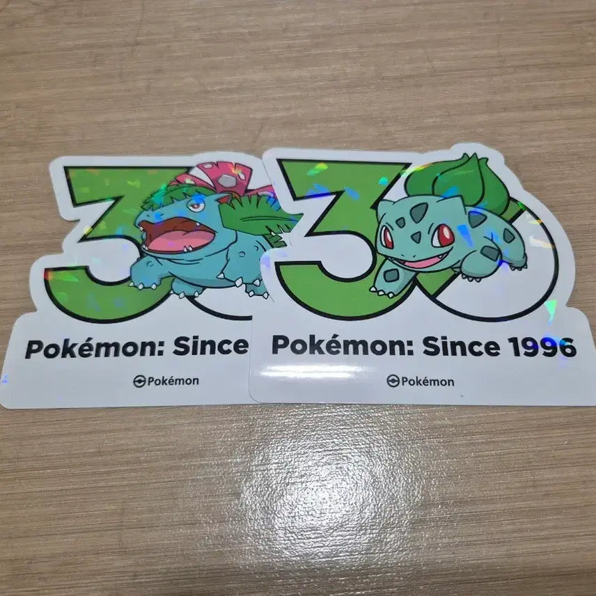 [BUNJANG] Pokemon 30th Anniversary Sticker Set - Bulbasaur &amp; Venusaur Bundle / 포켓몬 30주년 스티커 이상해씨 이상해꽃 일괄 판매