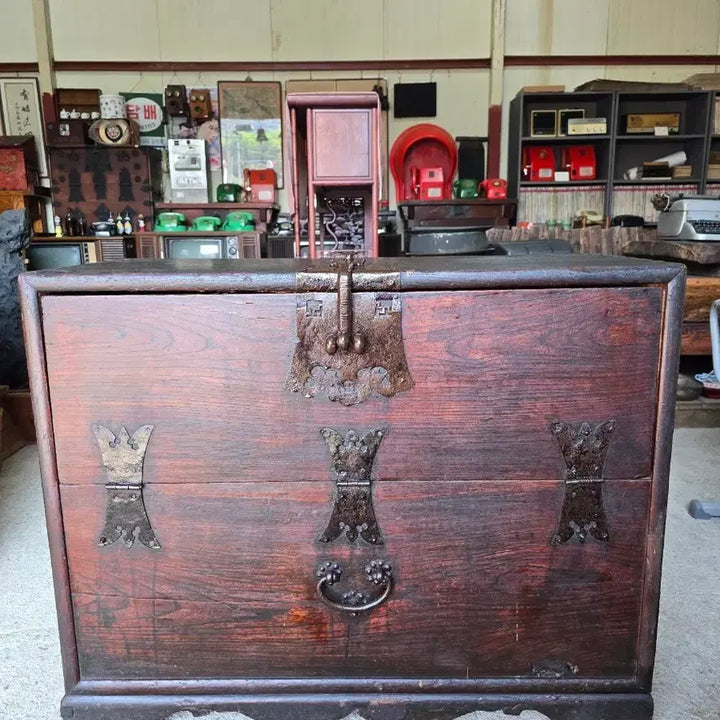 [BUNJANG] Zelkova Wood Bandaji Chest / 괴목 반닫이