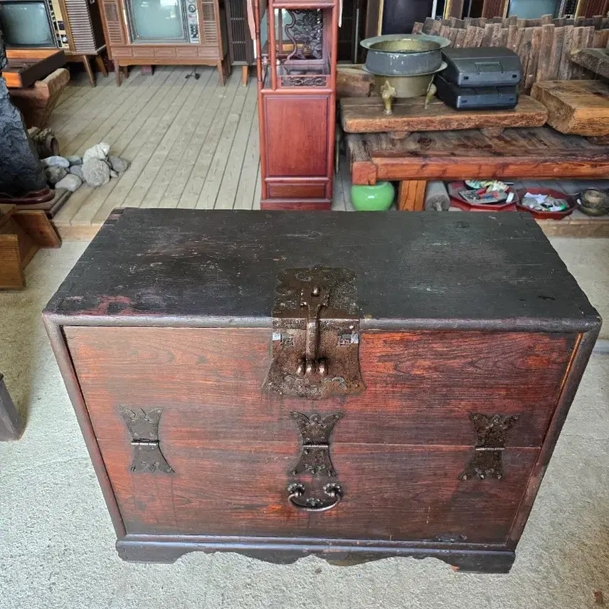 [BUNJANG] Zelkova Wood Bandaji Chest / 괴목 반닫이