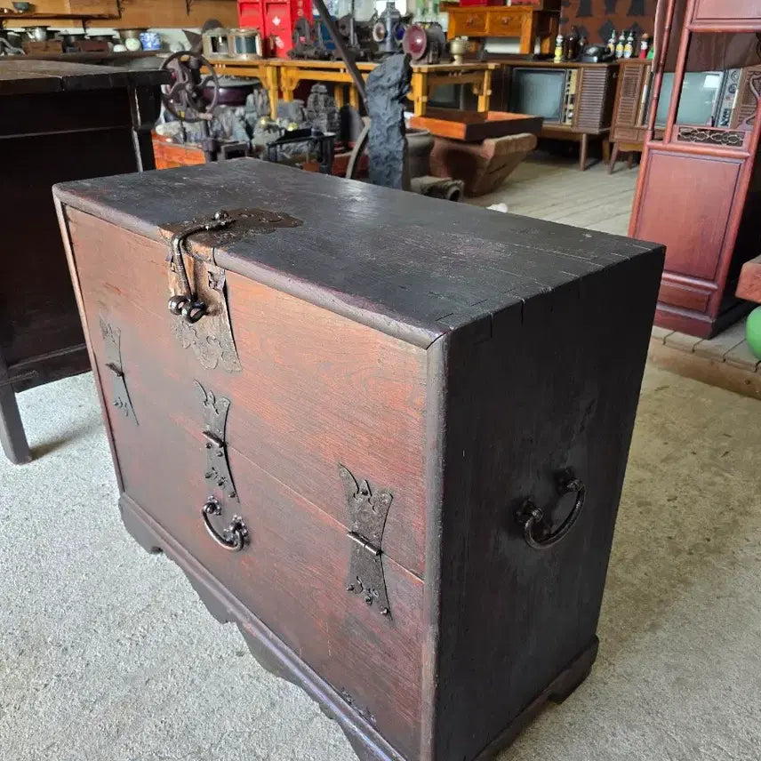 [BUNJANG] Zelkova Wood Bandaji Chest / 괴목 반닫이