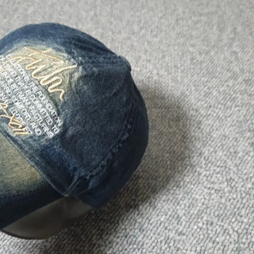 [BUNJANG] Pooboo Denim Ball Cap / 푸부 데님 모자 판매합니다