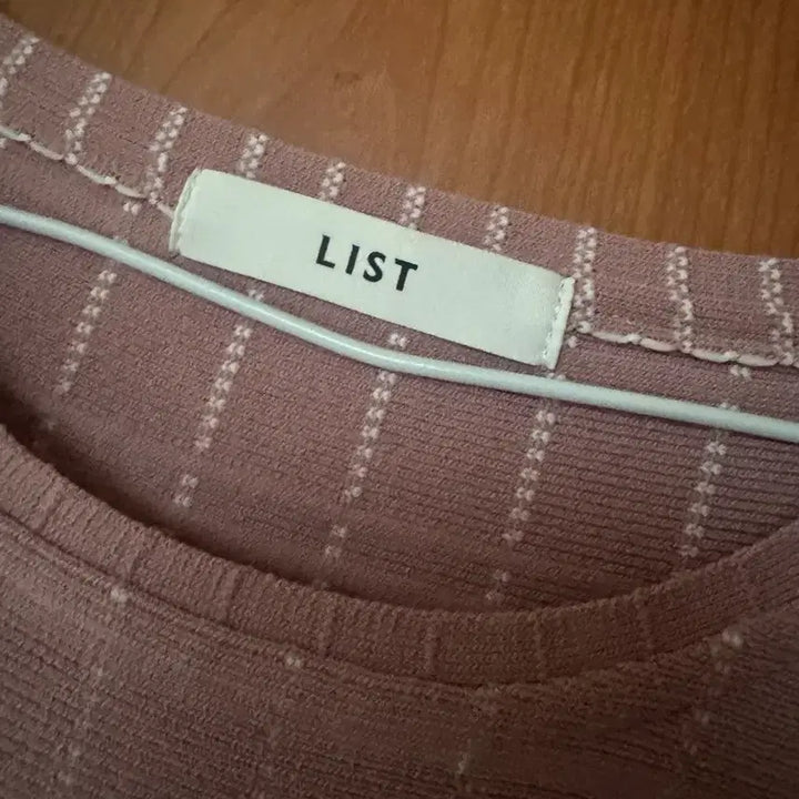 [BUNJANG] LIST Pink Check Knit Dress / LIST 핑크 체크 니트 원피스