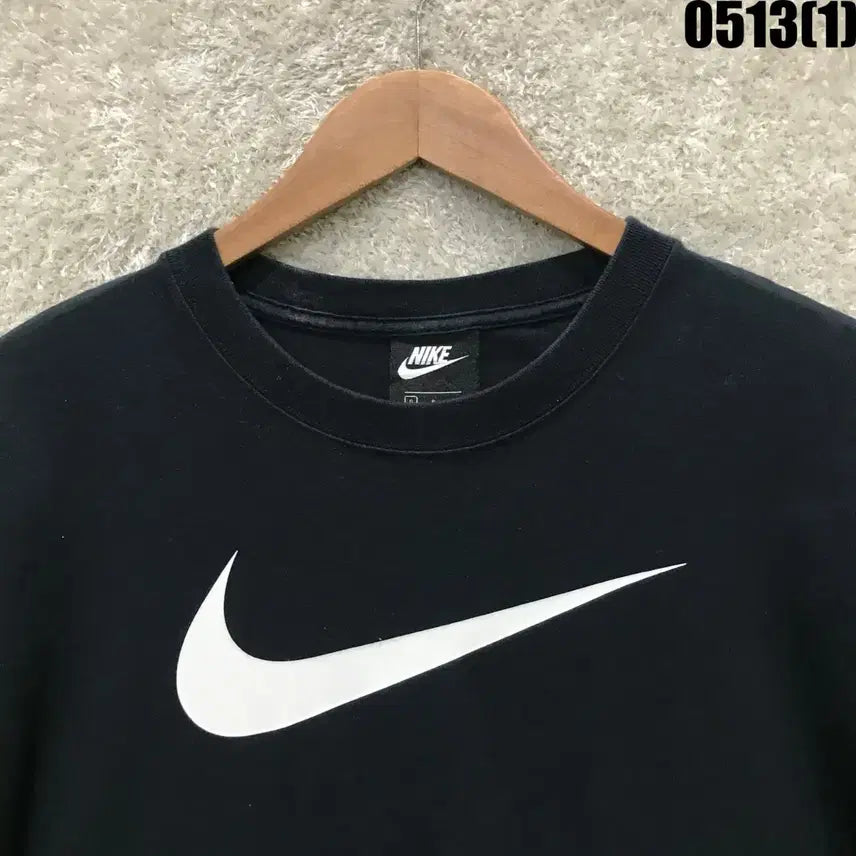 [BUNJANG] Nike Swoosh Short Sleeve T-Shirt Black S / 나이키 스우시 반팔 티셔츠 블랙 s