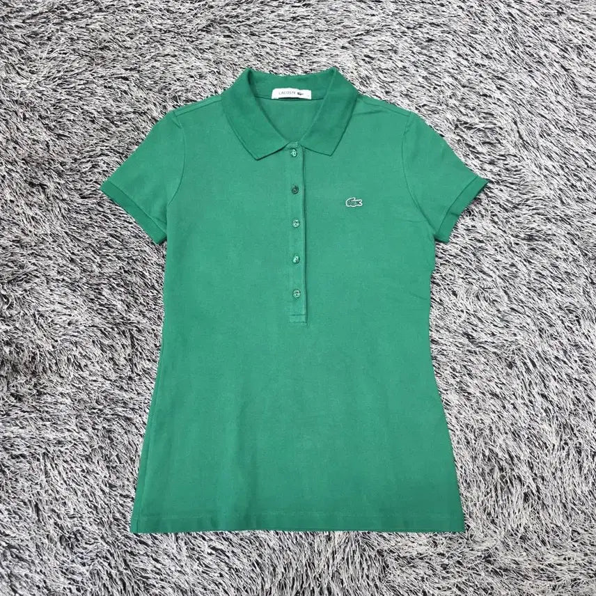 [BUNJANG] Lacoste Pique Collar Short Sleeve T-Shirt Women&