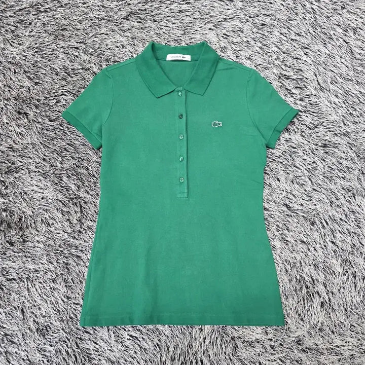 [BUNJANG] Lacoste Pique Collar Short Sleeve T-Shirt Women&