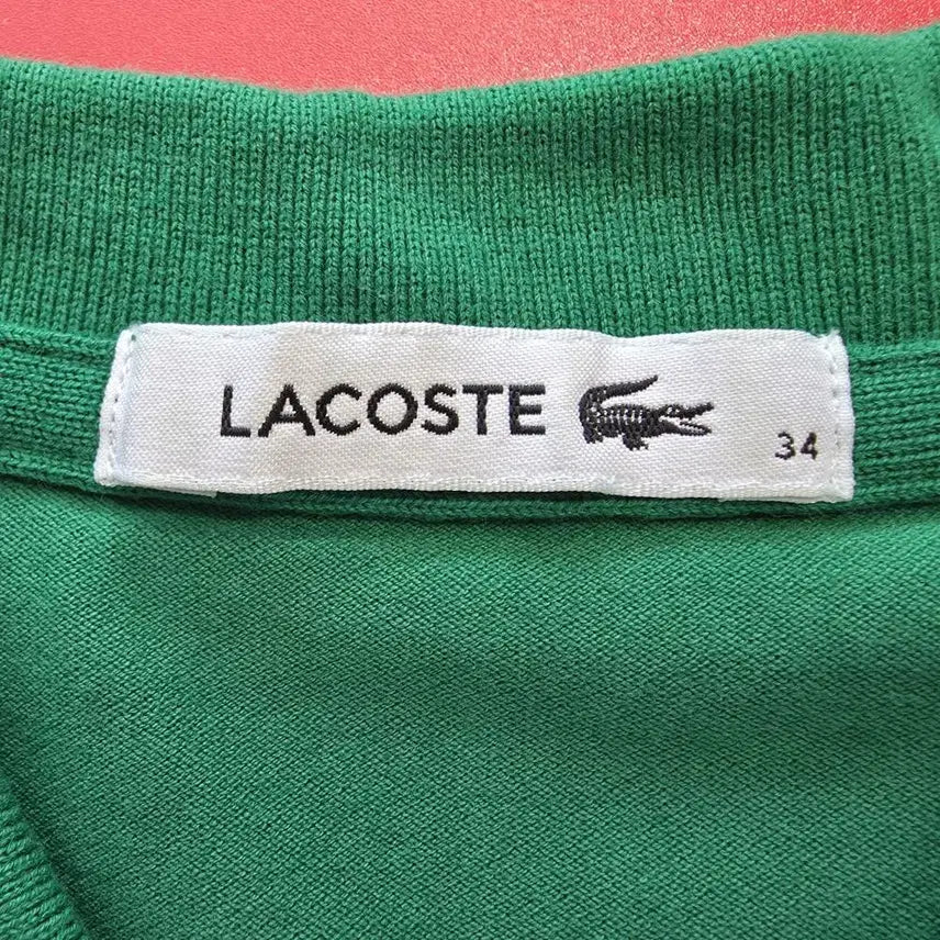 [BUNJANG] Lacoste Pique Collar Short Sleeve T-Shirt Women&