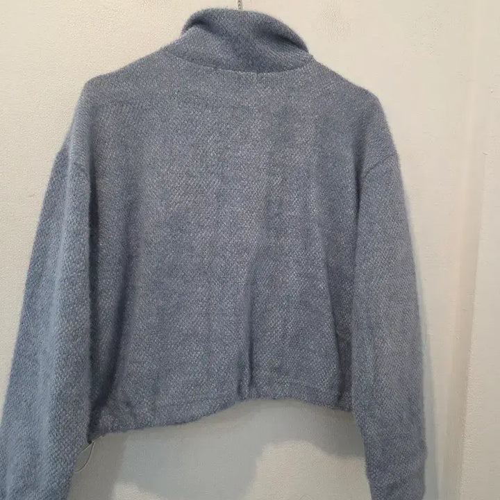 [BUNJANG] Red Velvet Cropped Half-Zip Knit / 레드벨벳 반집업 크롭 니트