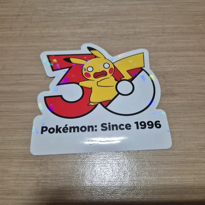 [BUNJANG] Pokemon 30th Anniversary Pikachu Sticker / 포켓몬 30주년 스티커 피카츄 판매