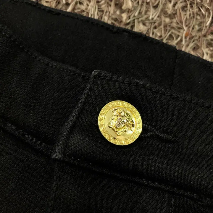 [BUNJANG] Versace Tailor Fit Black Denim Pants Size 30 / 30 베르사체 테일러핏 블랙 데님 팬츠