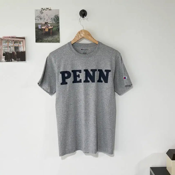 [BUNJANG] Champion Pennsylvania Spellout T-Shirt (Size S) / [택포] [S] 챔피온 펜실베니아 스펠아웃 티셔츠
