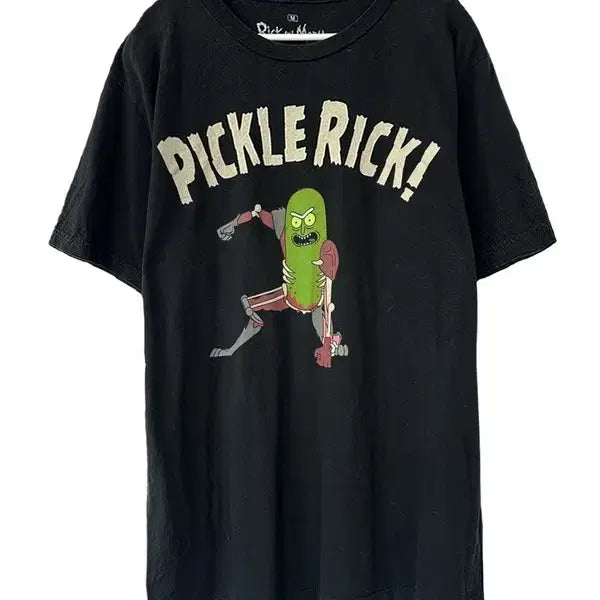 [BUNJANG] Rick and Morty Pickle Rick Graphic Cartoon T-Shirt / [M] PICKLE RICK 그래픽 카툰 반팔티