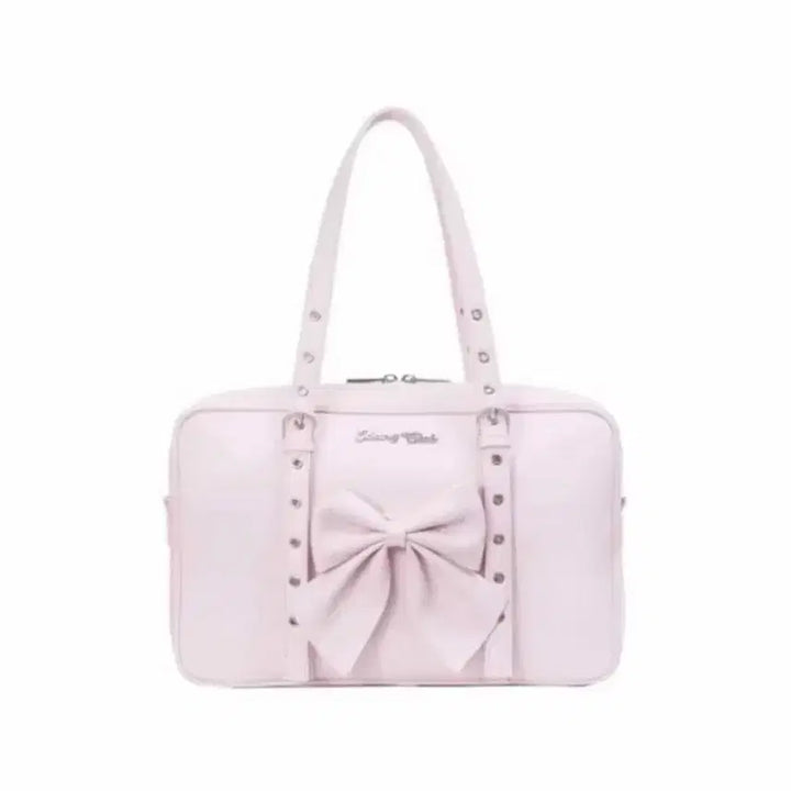 [BUNJANG] Idang Club Ribbon Medium Bag Pink / 아이당 클럽 idang club 리본 미디움 백 가방 핑크