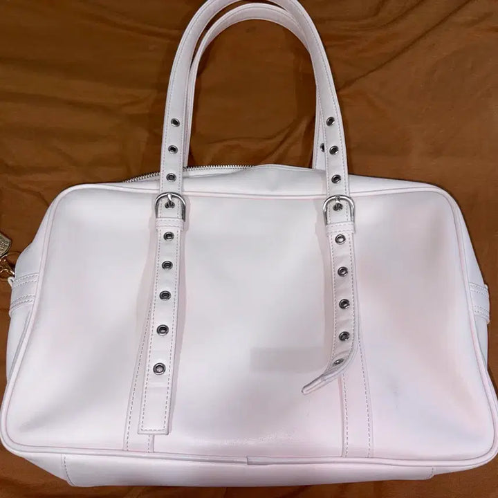 [BUNJANG] Idang Club Ribbon Medium Bag Pink / 아이당 클럽 idang club 리본 미디움 백 가방 핑크