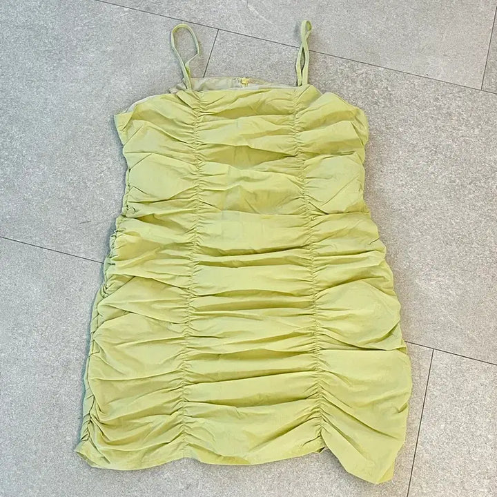[BUNJANG] Ruched Mini Dress / (새상품) 셔링 미니원피스