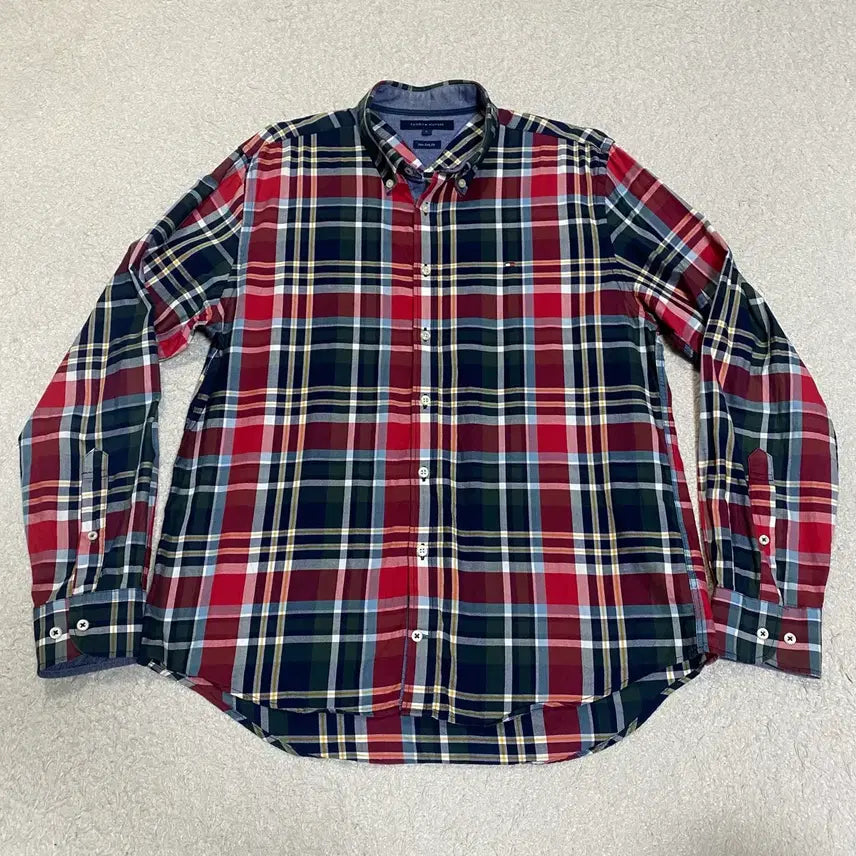 [BUNJANG] Tommy Hilfiger Plaid Long Sleeve Shirt L / 타미힐피거 체크 셔츠 남방 긴팔 L