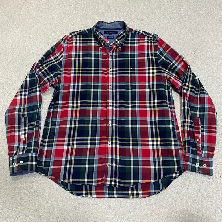 [BUNJANG] Tommy Hilfiger Plaid Long Sleeve Shirt L / 타미힐피거 체크 셔츠 남방 긴팔 L