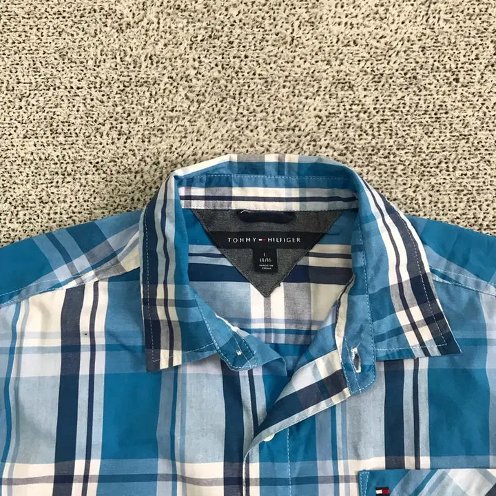 [BUNJANG] Tommy Hilfiger Short Sleeve Shirt / 타미힐피거 반팔셔츠