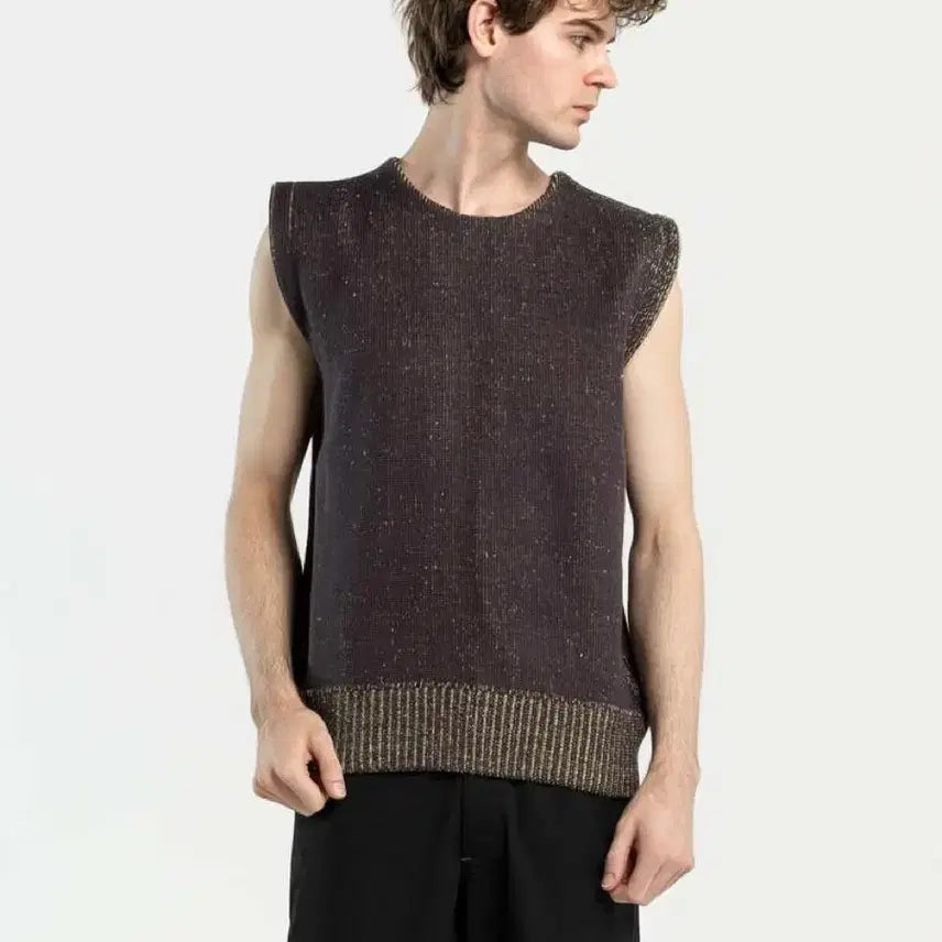 [BUNJANG] GR10K Aimless Compact Knit Vest Grey L / GR10K 에임리스 컴팩트 니트 베스트 헤렌 그레이 L사이즈