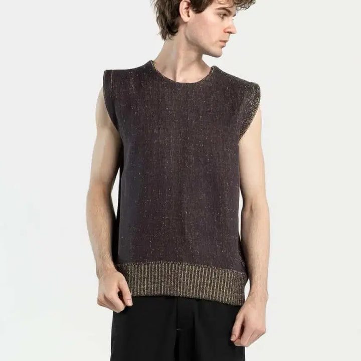 [BUNJANG] GR10K Aimless Compact Knit Vest Grey L / GR10K 에임리스 컴팩트 니트 베스트 헤렌 그레이 L사이즈