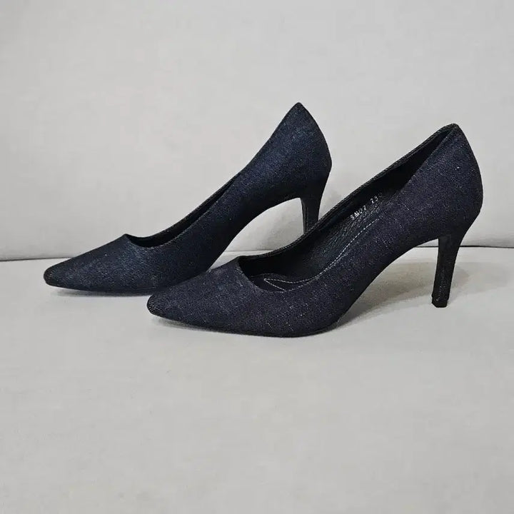 [BUNJANG] Denim High Heels (230) / 새상품 데님하이힐 230