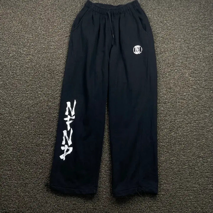[BUNJANG] Not For None Black Sweatpants / 낫포너드 블랙 스웻팬츠