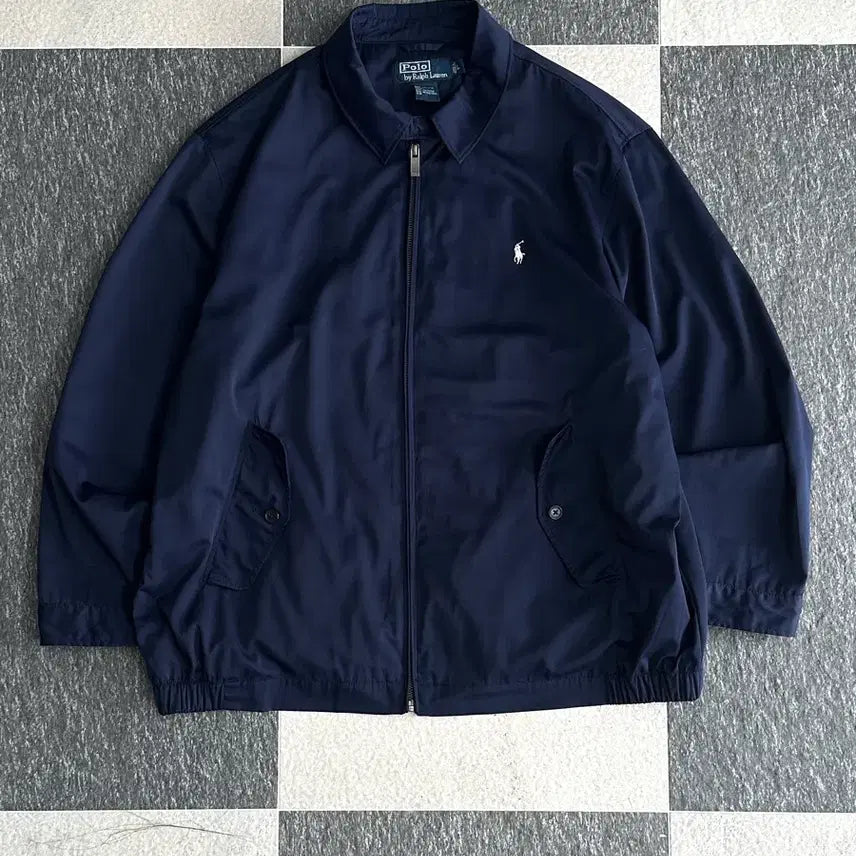 [BUNJANG] Polo Ralph Lauren Navy Windbreaker Jacket L / 폴로 랄프로렌 네이비 바람막이 자켓