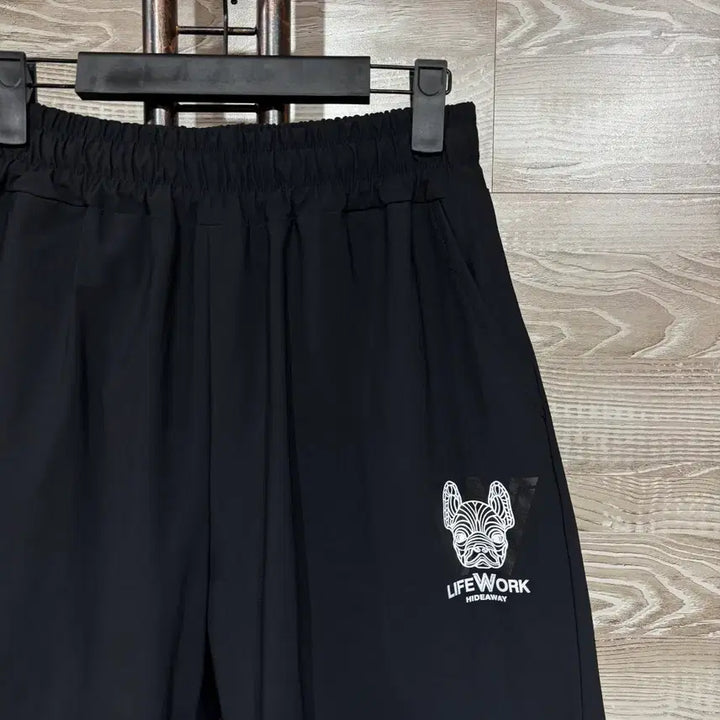 [BUNJANG] Life Work Black Banding Shorts / 라이프워크 검정 밴딩 반바지 (nbp178