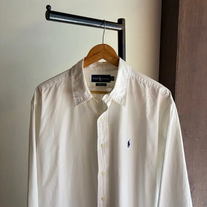 [BUNJANG] Polo Ralph Lauren White Classic Fit Shirt XL / 16925 - 폴로 랄프로렌 화이트 셔츠