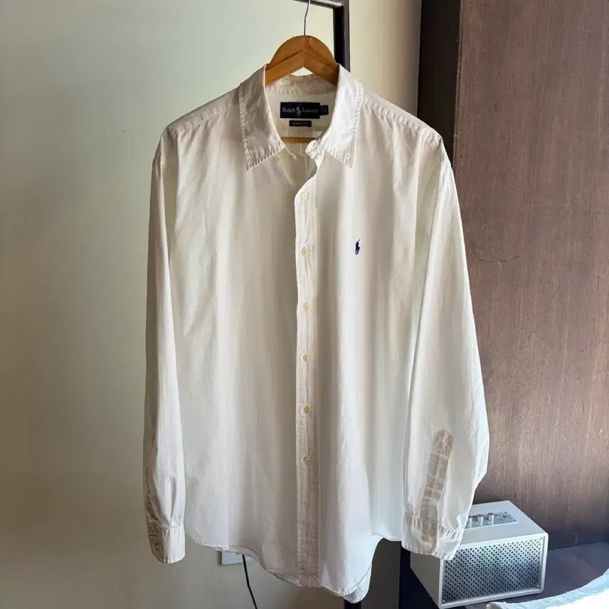 [BUNJANG] Polo Ralph Lauren White Classic Fit Shirt XL / 16925 - 폴로 랄프로렌 화이트 셔츠