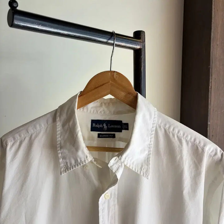 [BUNJANG] Polo Ralph Lauren White Classic Fit Shirt XL / 16925 - 폴로 랄프로렌 화이트 셔츠