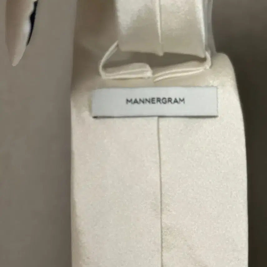 [BUNJANG] Mannergram Wedding Tie Mikado Silk / 매너그램 웨딩 타이