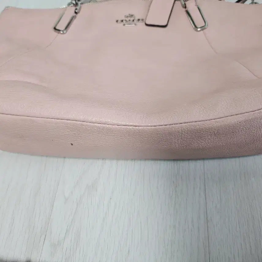 [BUNJANG] Coach Pink Leather Tote Bag / 코치 핑크 가죽 토트백