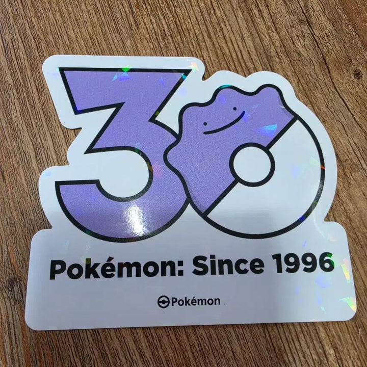 [BUNJANG] Pokemon 30th Anniversary Ditto Sticker / 30주년 포켓몬 스티커 메타몽