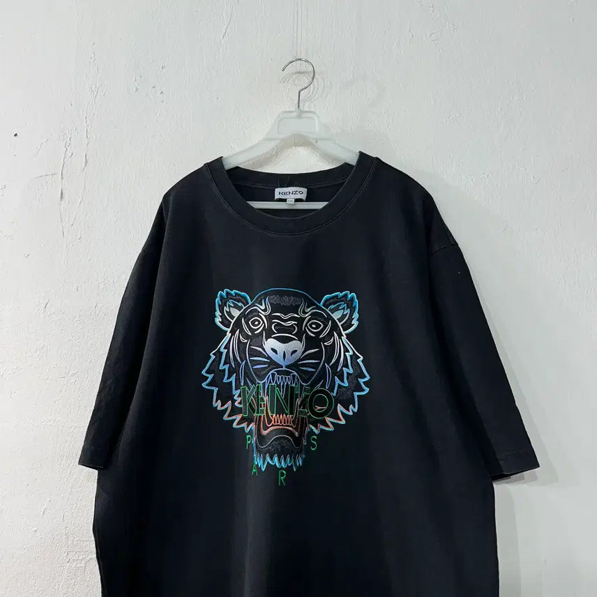 [BUNJANG] Kenzo Tiger Logo Short Sleeve T-Shirt XXL / 겐조 타이거 반팔티 XXL