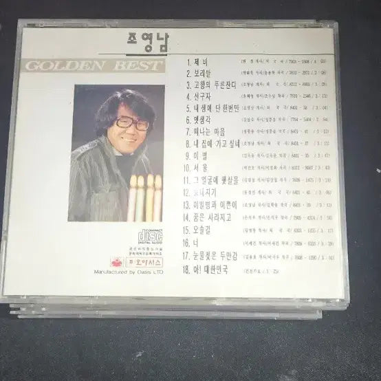 [BUNJANG] Cho Young Nam Golden Best CD Album / 조영남 골든 베스트 CD 음반