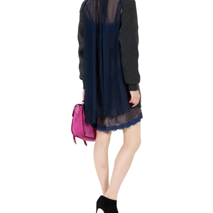 [BUNJANG] Sacai Chiffon Layered Knit / 사카이 쉬폰 레이어드 니트