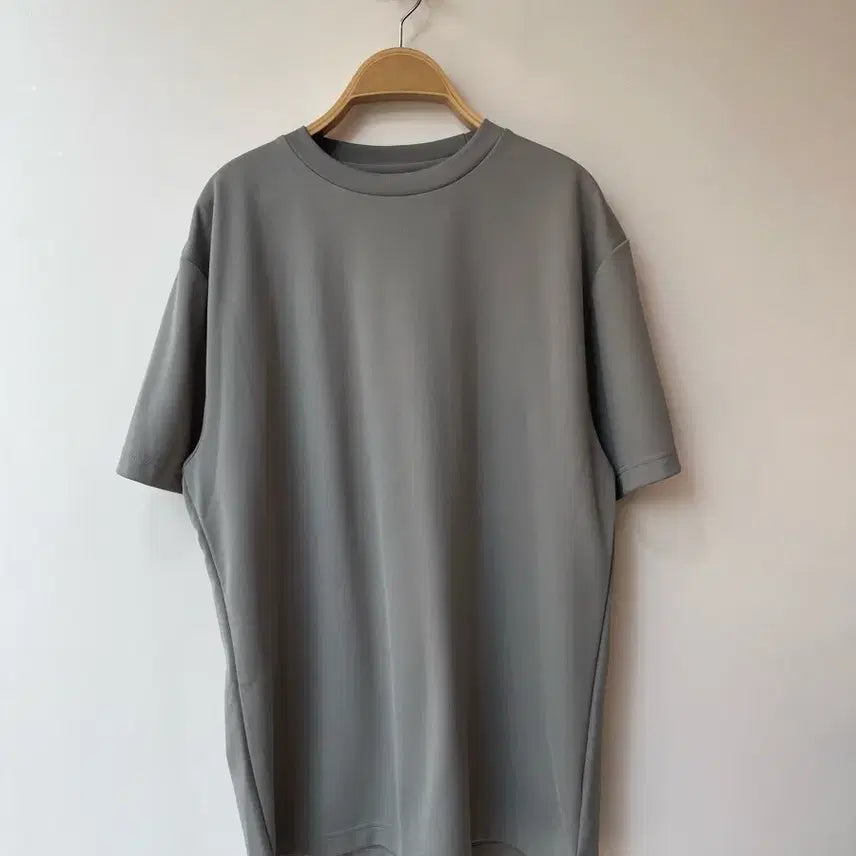 [BUNJANG] glimmer Grey Plain Short Sleeve T-shirt L / glimmer 그레이 무지 반팔티셔츠 L