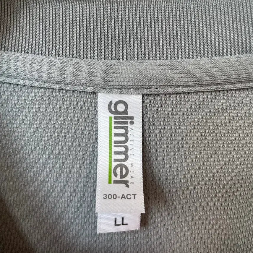 [BUNJANG] glimmer Grey Plain Short Sleeve T-shirt L / glimmer 그레이 무지 반팔티셔츠 L