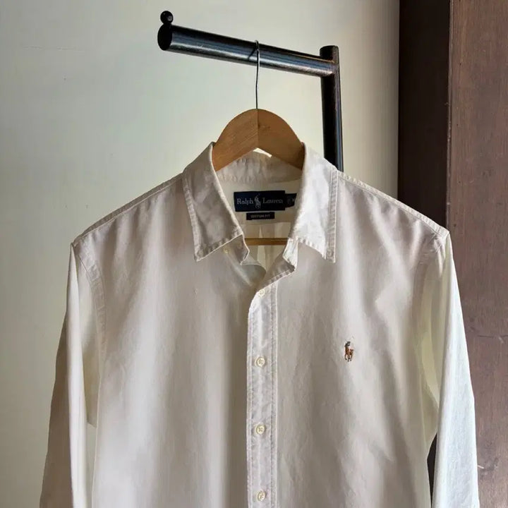 [BUNJANG] Polo Ralph Lauren White Custom Fit Shirt / 16927 - 폴로 랄프로렌 화이트 셔츠