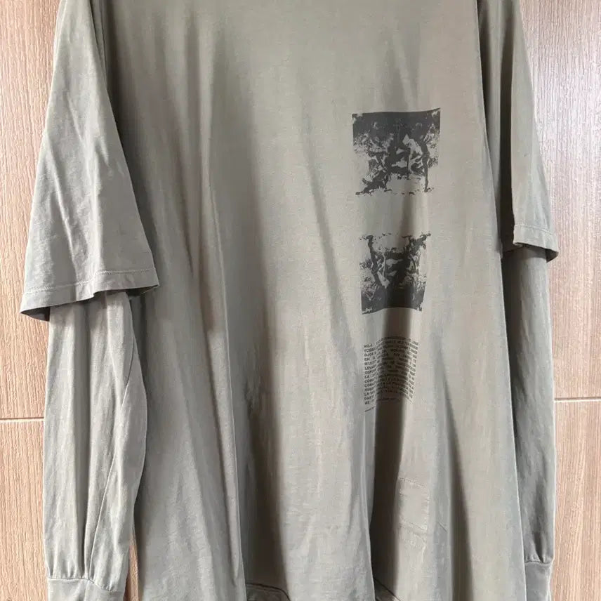 [BUNJANG] Rick Owens Layered Long Sleeve T-Shirt / 릭오웬스 레이어드 롱슬리브