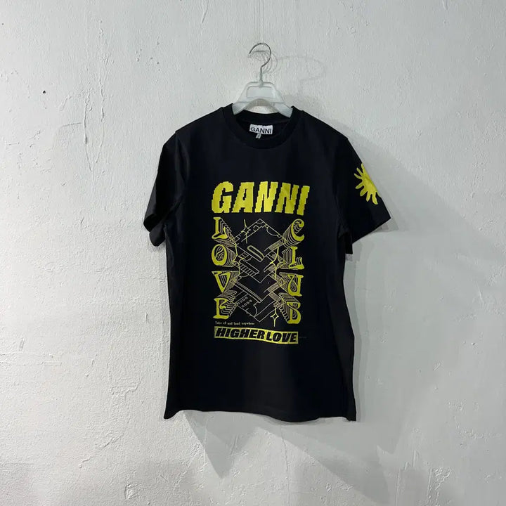 [BUNJANG] GANNI LOVE CLUB T-Shirt / GANNI 가니 LOVE CLUB 반팔 여성XS