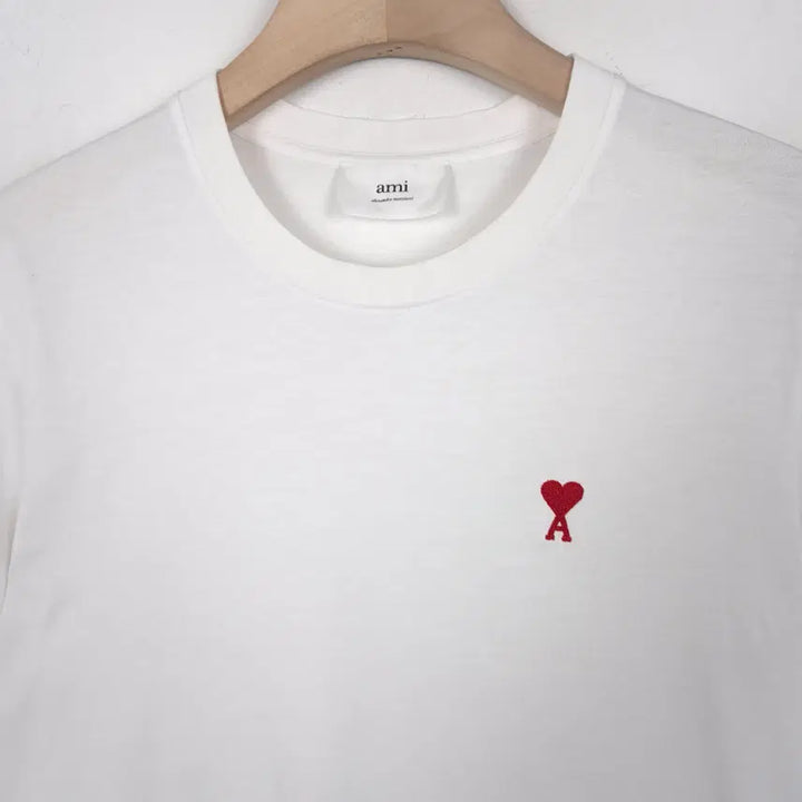 [BUNJANG] AMI White Short Sleeve T-Shirt L / [100] AMI 아미 화이트 반팔 티셔츠