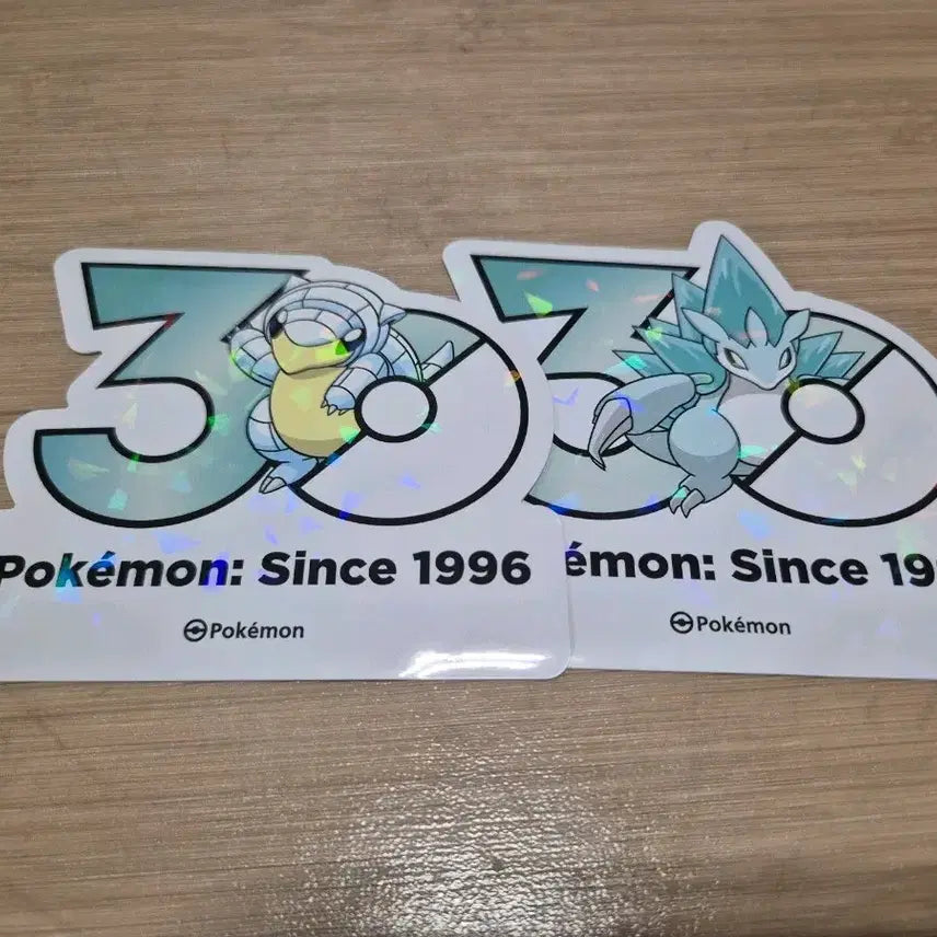 [BUNJANG] Pokemon 30th Anniversary Sticker Set (Alolan Sandslash &amp; Alolan Golem) / 포켓몬 30주년 스티커 알로라 모래두지 알로라 고지 일괄