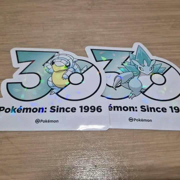 [BUNJANG] Pokemon 30th Anniversary Sticker Set (Alolan Sandslash &amp; Alolan Golem) / 포켓몬 30주년 스티커 알로라 모래두지 알로라 고지 일괄