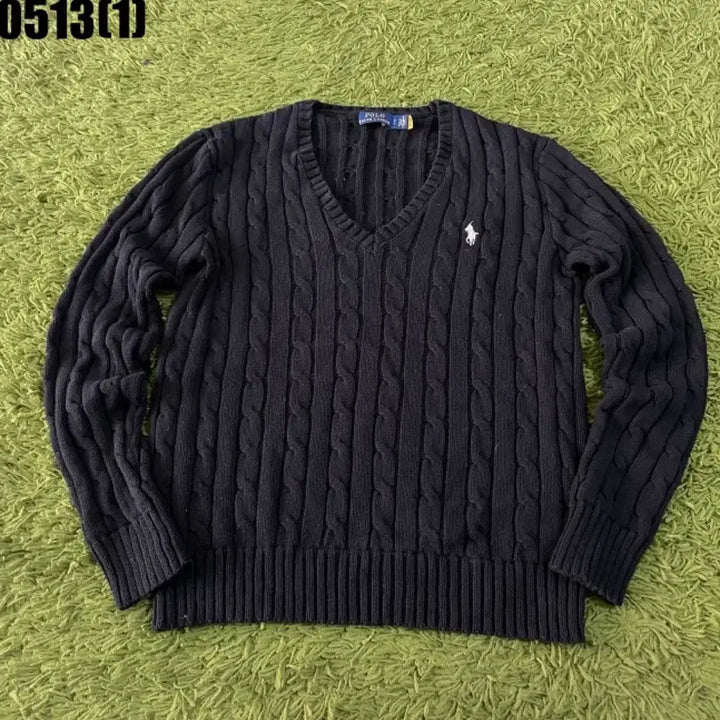 [BUNJANG] Polo Ralph Lauren Cable Knit Sweater / 폴로 랄프로렌 케이블 니트