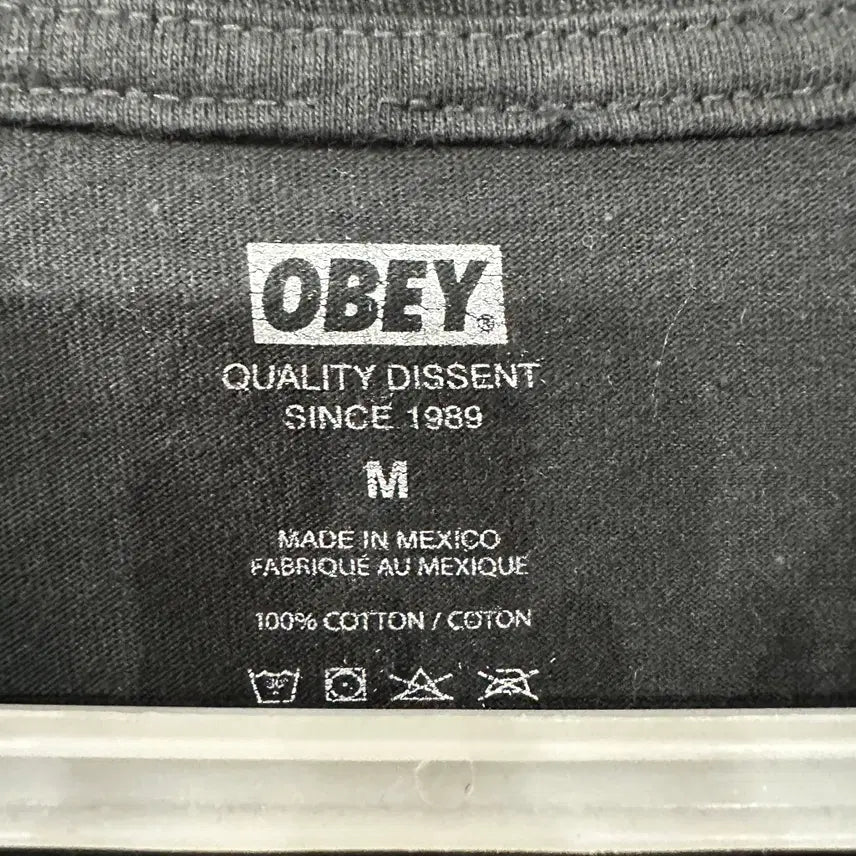 [BUNJANG] OBEY Short Sleeve T-Shirt M / OBEY 오베이 반팔티 M