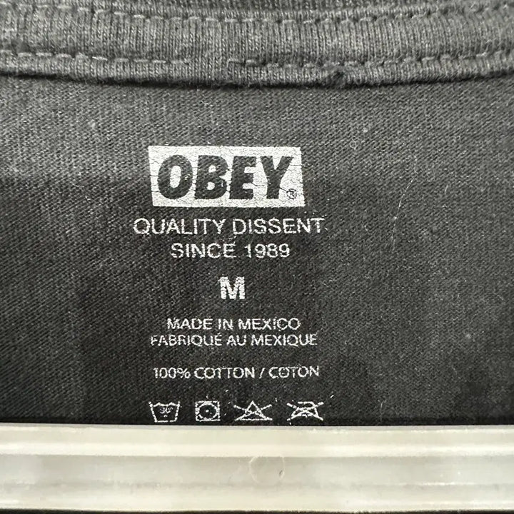 [BUNJANG] OBEY Short Sleeve T-Shirt M / OBEY 오베이 반팔티 M